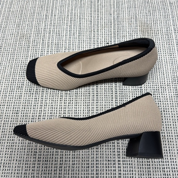 Arromic Women's Pumps, Closed Toe Chunky Heels for Women, Square Toe sz 8.5 - Picture 4 of 10